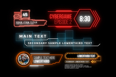 Cyberpunk Lower-thirds