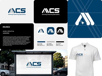 Awning Cleaning Specialists Logo branding business cleaning company cleaning service company logo logo design logos modern simple