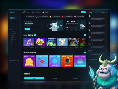 TRUST - Casino Website Design betting casino casino app casino design casino homepage casino interface casino landing page casino website crypto casino landing page online casino sport betting ui web design