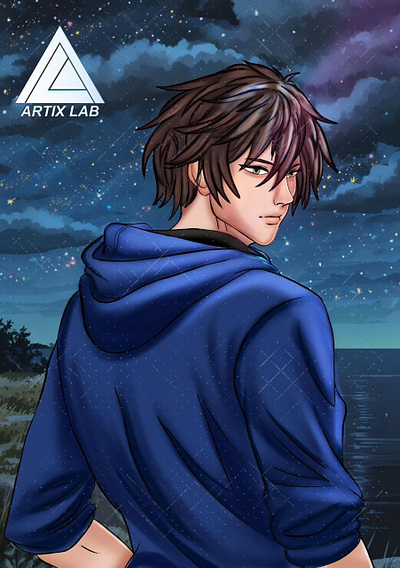 2d Pfp for streaming artixlab commission open pfp