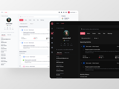 Context at a Glance: The Actionable Activity Timeline for CRM activity crm leads product task