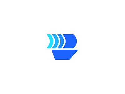 Boat and wind logo boat brand branding design elegant fintech graphic design logo logo design logo designer logodesign logodesigner logotype minimalism minimalistic modern startup web3 wind