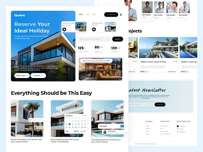 Real Estate Website Design 2025 apartment b2b building business buy figma landing page minimalist property property landing page real estate real estate landing page realestate sell ui uiux web web design website