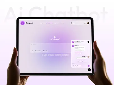 Ai Chatbot Widget ai ai assistant ai chat ai chatbot ai chatbot widget assistant chat interface chatbot customer service messenger interface ui ux webdesign widget