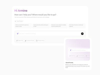 Minimal AI Chatbot Interface ai chatbot design minimal ui ux