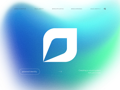 Growwd - Brand Identity in Progress brand design brand identity brandidentity branding designsystem fintech branding fintechdesign growth in motion minimal modern logo visualidentity web3design