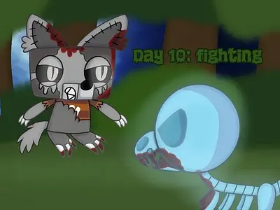 Traumatober Day 10: fighting art post art tag digital art drawing fan art illustration