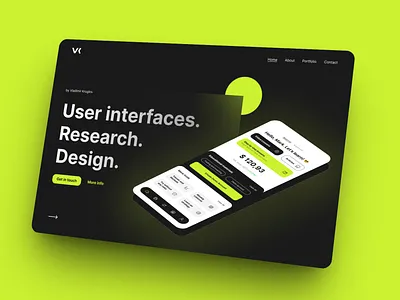 Website business card UI mobileapp ui userinterface webdesign