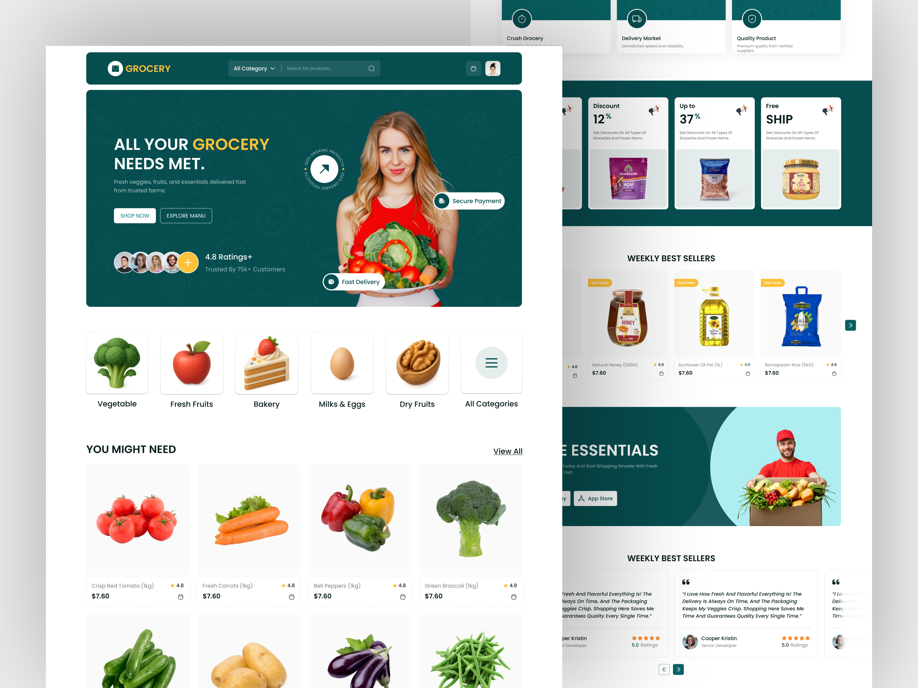 Example of Ecommerce Website Design