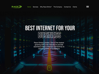 Internet Service Provider Website Design dark theme figma imtiazshamrat internet service provider ui web ui website