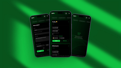 Defix Crypto Indexes / Web App / Fintech appdesign crypto fintech mobiledesign ui