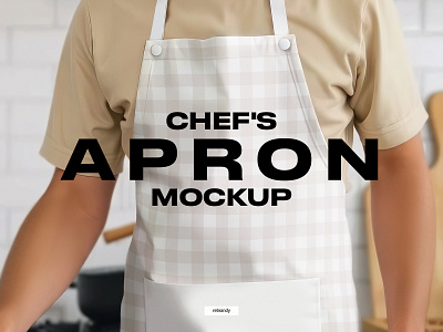 Chef's Apron Mockup fabric