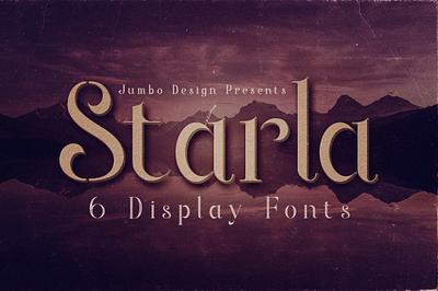 Starla - Display Font bold font classy font creative font decorative font elegant font fancy font grunge font inline font retro font serif font starla display font typography vintage font
