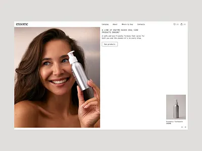 E-commerce website for eco-brand | Homepage Animation animation branding design e commerce graphic design motion graphics online shop ui ux web design