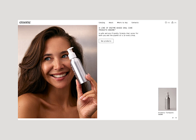 E-commerce website for eco-brand | Homepage Animation animation branding design e commerce graphic design motion graphics online shop ui ux web design