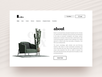 Legal Website — About Page Design about page minimal website minimaldesign ui uidesign uiux uxdesign webdesign website design