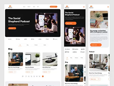 B2B Service Website Design app b2b design interface marketing service ui web