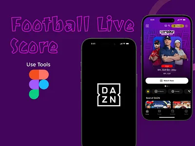 Football live Scores App figma ui uidesign uiux ux