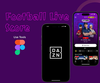 Football live Scores App figma ui uidesign uiux ux