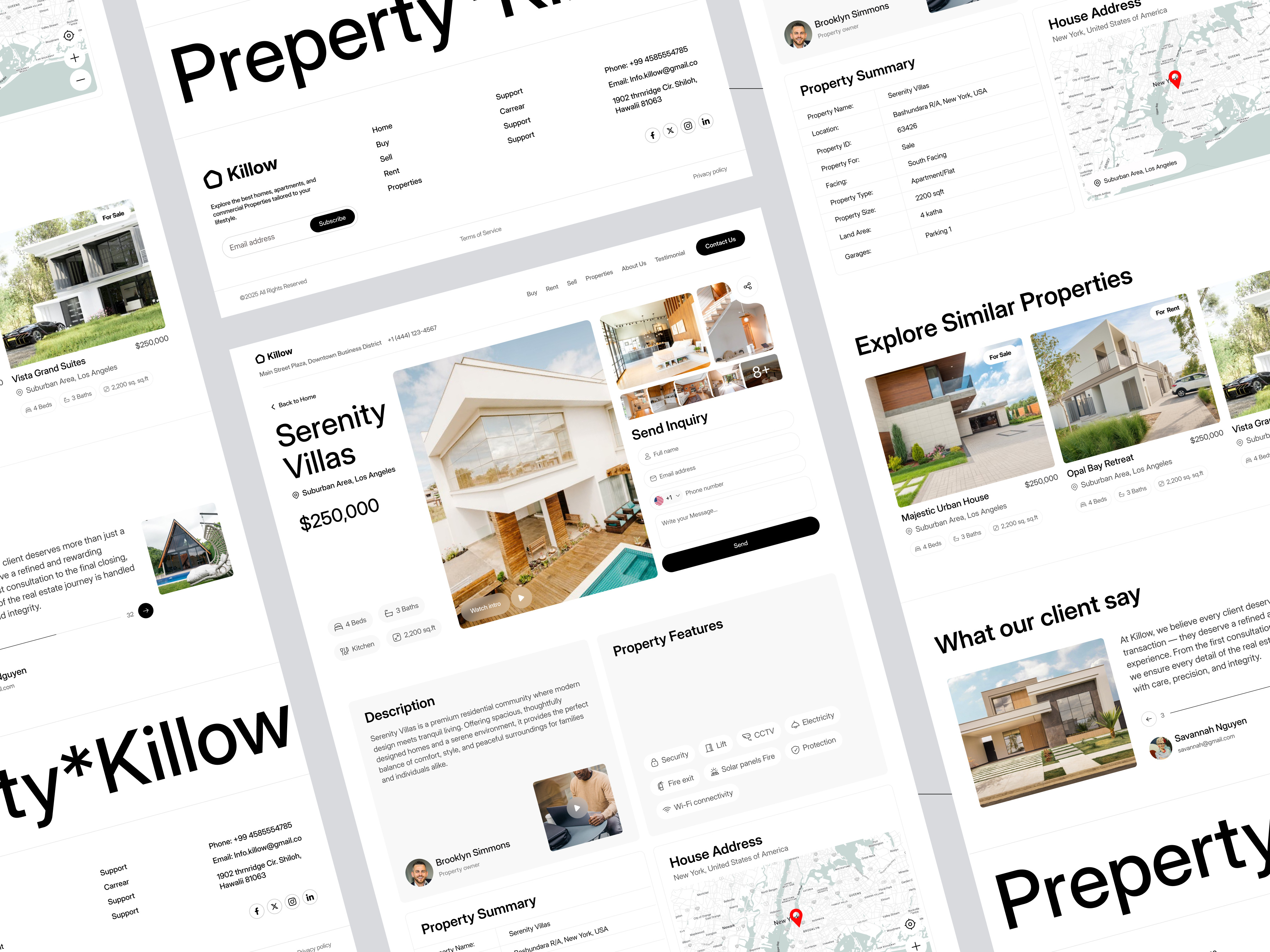 Example of Real Estate  Website Design (12+ Page, )