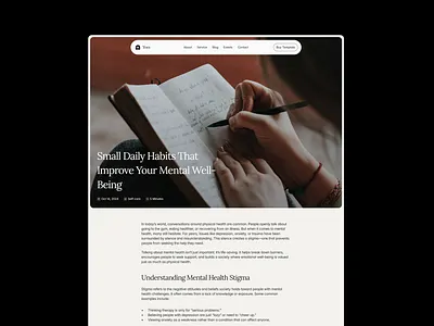 Yora - Blog post design advertising blog branding clean graphic design grid inspiration landing page layout motion graphics ui web design website wellness yoga