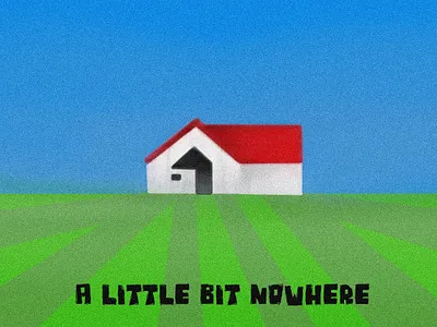 A little bit nowhere graphic design