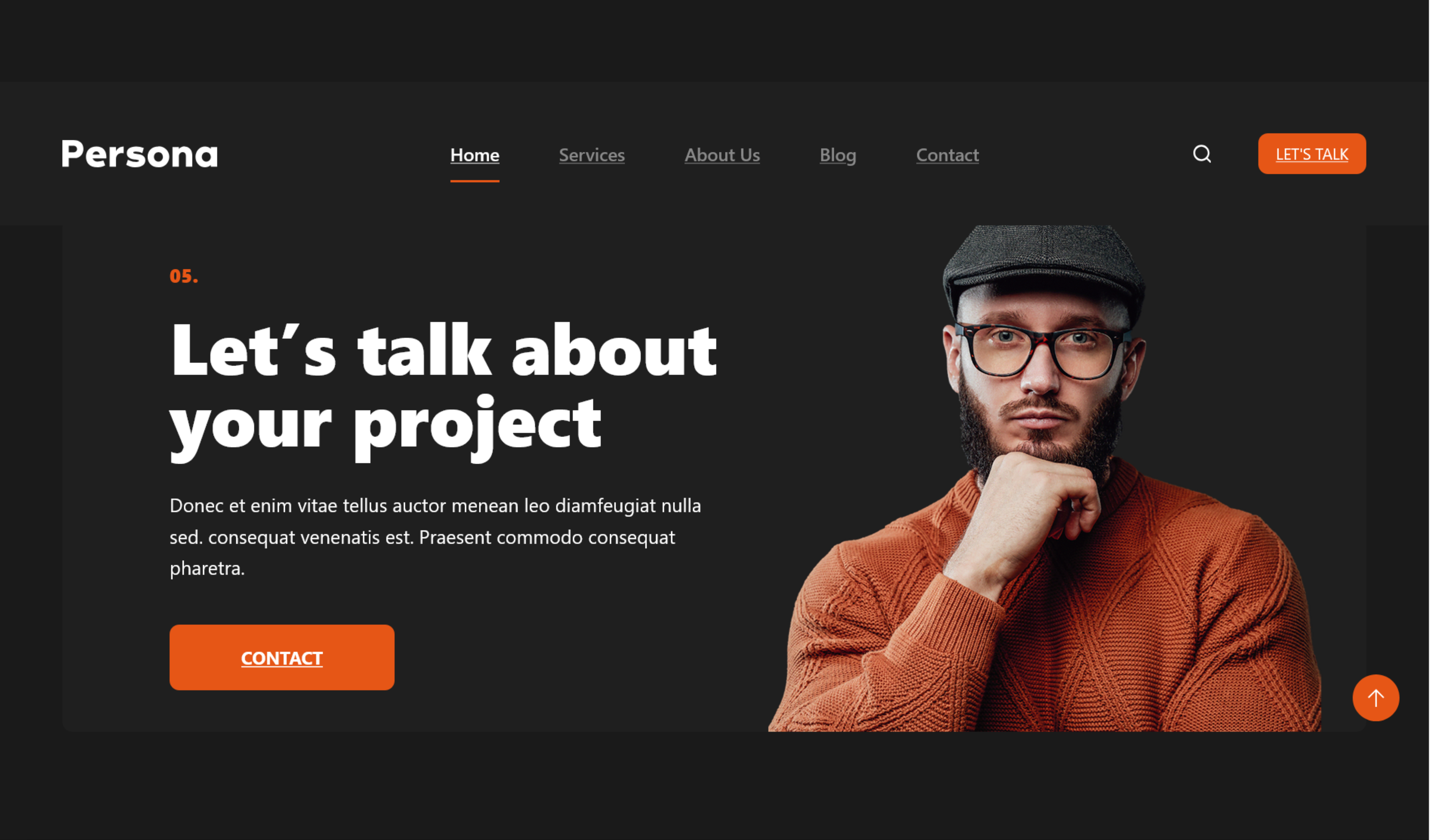 Example of Word Press Website Design & Redesign