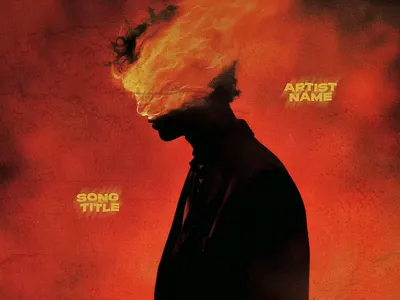 Motion art design album art cover art design graphic design