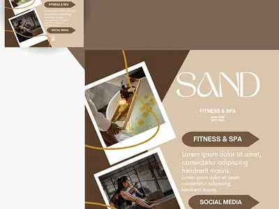 Fitness and Spa canva content creator content design design facebook post fitness freelancer graphic design gym instagram feed instagram post marketing massage social media social media design social media post spa twitter post