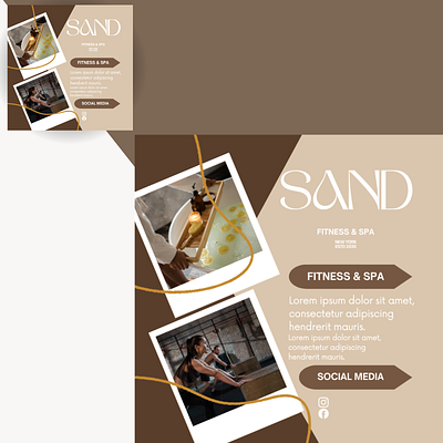 Fitness and Spa canva content creator content design design facebook post fitness freelancer graphic design gym instagram feed instagram post marketing massage social media social media design social media post spa twitter post