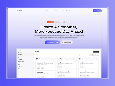 Saas Landing Page b2b business collaboration tool figma template framer framer template landing page saas saas landing page saas website design software software landing page task management web design workflow management