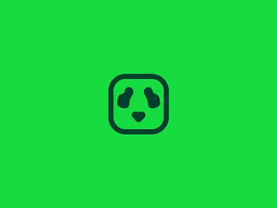 Square Panda Logo bamboo branding design graphic design illustration logo logo design minimal panda panda logo square square logo vector wild wild life