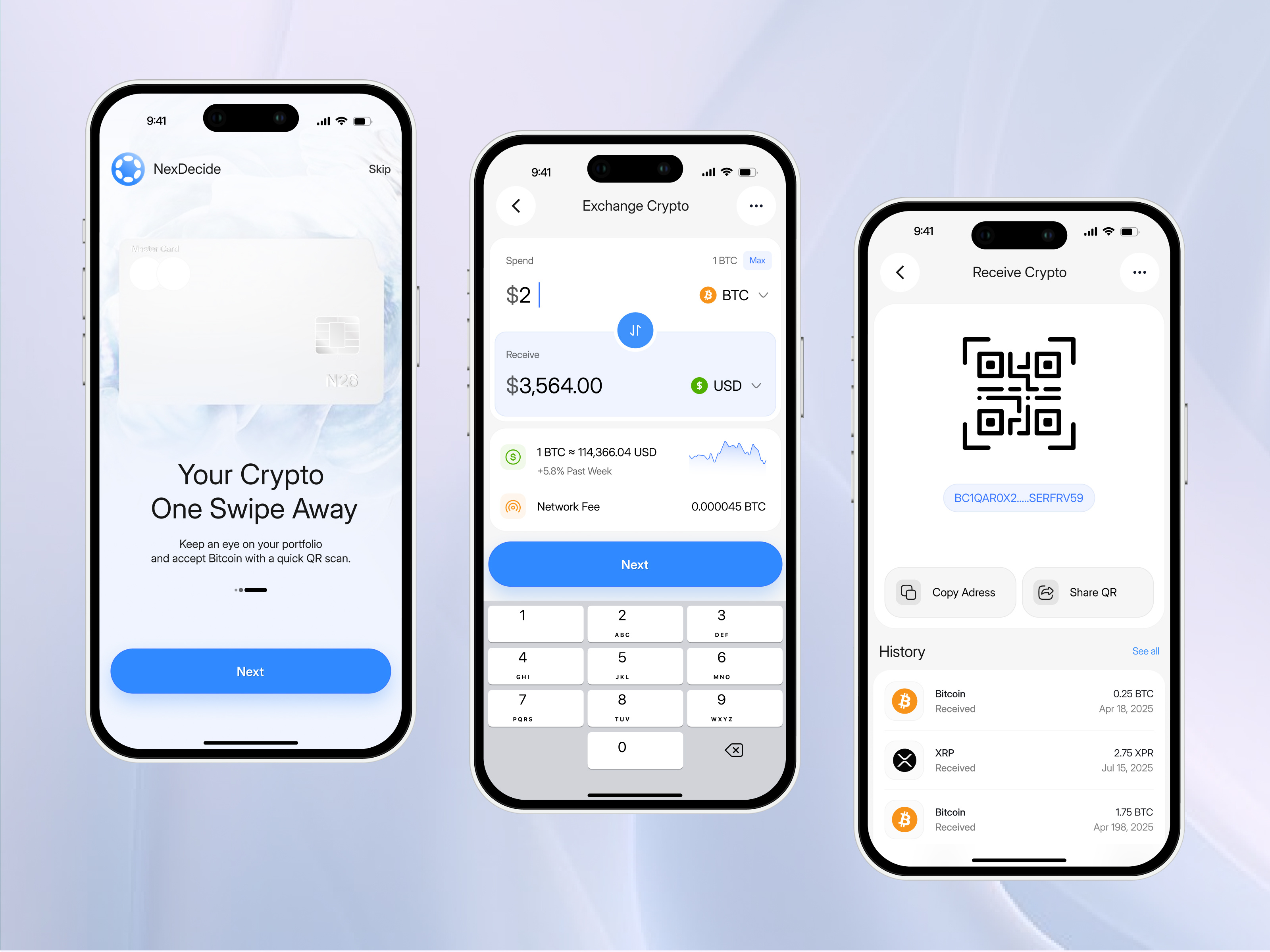 Example of Fintech Mobile App UI/UX Design