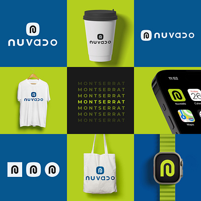 Nuvado Brand Identity Design app icon design brand identity brand mark branding creative logo graphic design letter mark logo modern logo monogram logo nuvado social media poster stationery design t shirt design ui wordmark