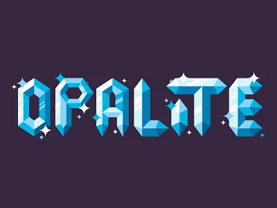 opalite blue custom type gemstone illustration jewel lettering lyric sparkly taylor swift