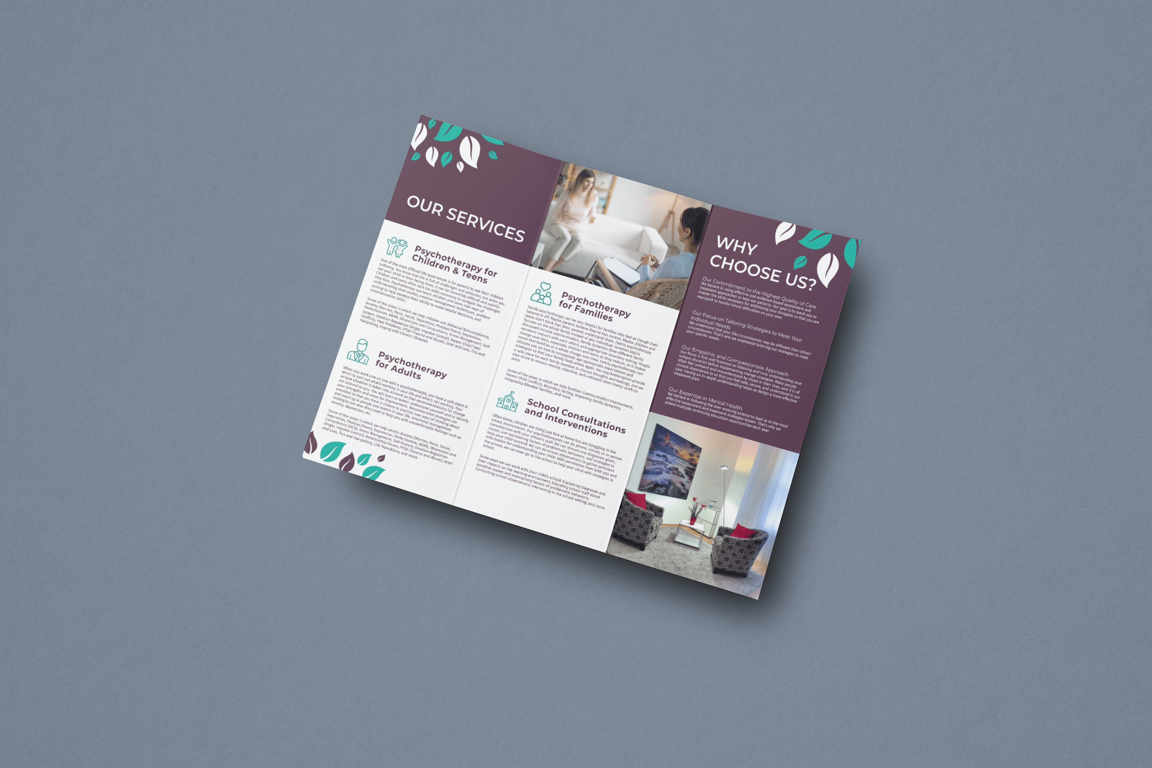 Trifold Brochure Redesign advertising branding brochure design canva design editorial design graphic design marketing print design trifold trifold design typography