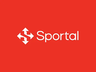 Sportal - Logo Design brand clever design dragisa trojancevic giletroja logo logo design minimalism move move logo movement news logo s logo smart sport logo sport news sportal sportal logo ui website