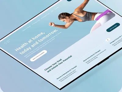 Mobile Prescription helathcare iv therapy landing page medical care mobile perscription teehealth telemedicine thelehealth web design website weight loss