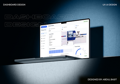 Industrial Dashboard Design for Molding Machine adobe xd design industrial saas dashboard ui ux industry dashboard machine dashboard mobile app design modern dashboard design modern design molding machine saas saas dashboard ui ux web app design
