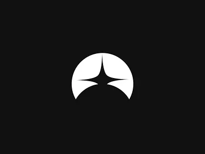 Circle Star Logo Mark abstract logo branding circle logo graphic design logo logo abstract logo circle logo design logo inspiration logo minimal logo star minimal logo modern logo monogram star logo vesica piscis