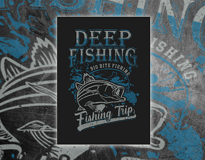 Fishing T-shirt Design apparel branding custom t shirt design fishing fishing tshirt graphic design retro t shirt t shirt design tshirt typography typography t shirt design
