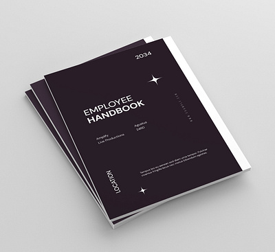 Modern Event Organizer Handbook Template branding brochure business creative design event handbook layout modern organizer template