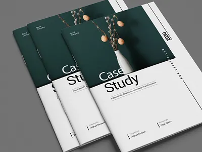 Case Study Brochure Template Design branding brochure business case creative design illustration layout study template