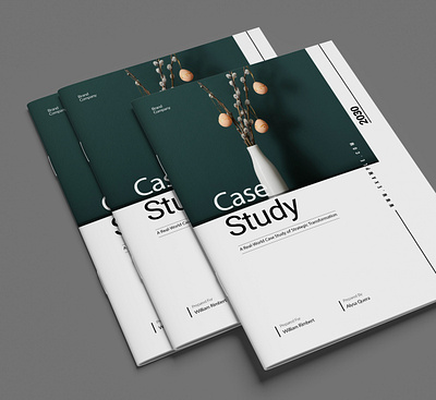 Case Study Brochure Template Design branding brochure business case creative design illustration layout study template