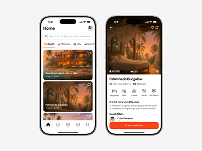 Booking App · Koala UI app booking home screen hotel ios app mobile mobile app mobile app design product app ui design ui mobile ux design ux ui