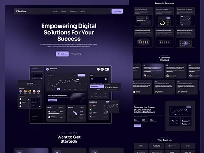 Modern SaaS Homepage – Webflow Template branding creative agency design figma graphic design ideapeel ideapeel template illustration landing page landingpage logo saas typography ui webflow webflow template