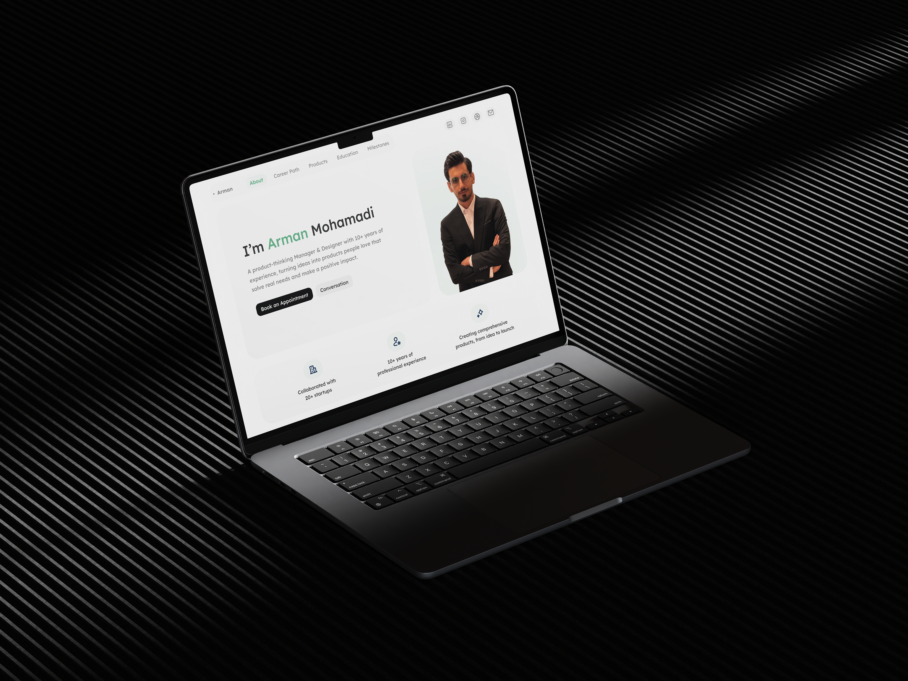 Personal Portfolio design personalportfolio productdesign ui ux