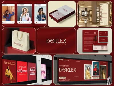 Premium Clothing Logo Design & Branding for BORLEX. borlex borlex branding clothing design clothing logo fashion packaging visual identity