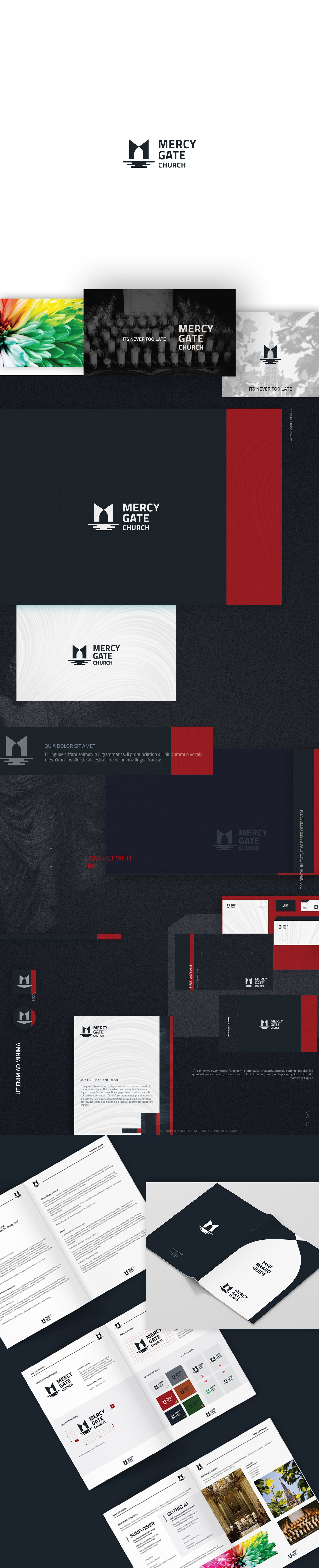 Mercy Gate Church Brand Identity Design branddesign brandidentity branding brandingproject churchbranding churchlogodesigner graphicdesign logodesign logodesigner mdmostafizurrahman visualidentity