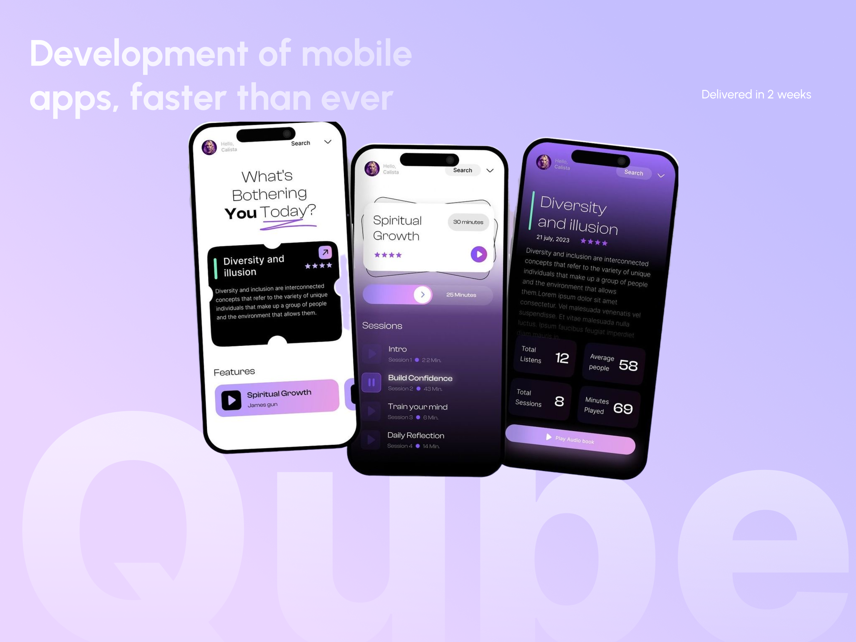 Development of Mobile Apps ai development mobile apps saas ui